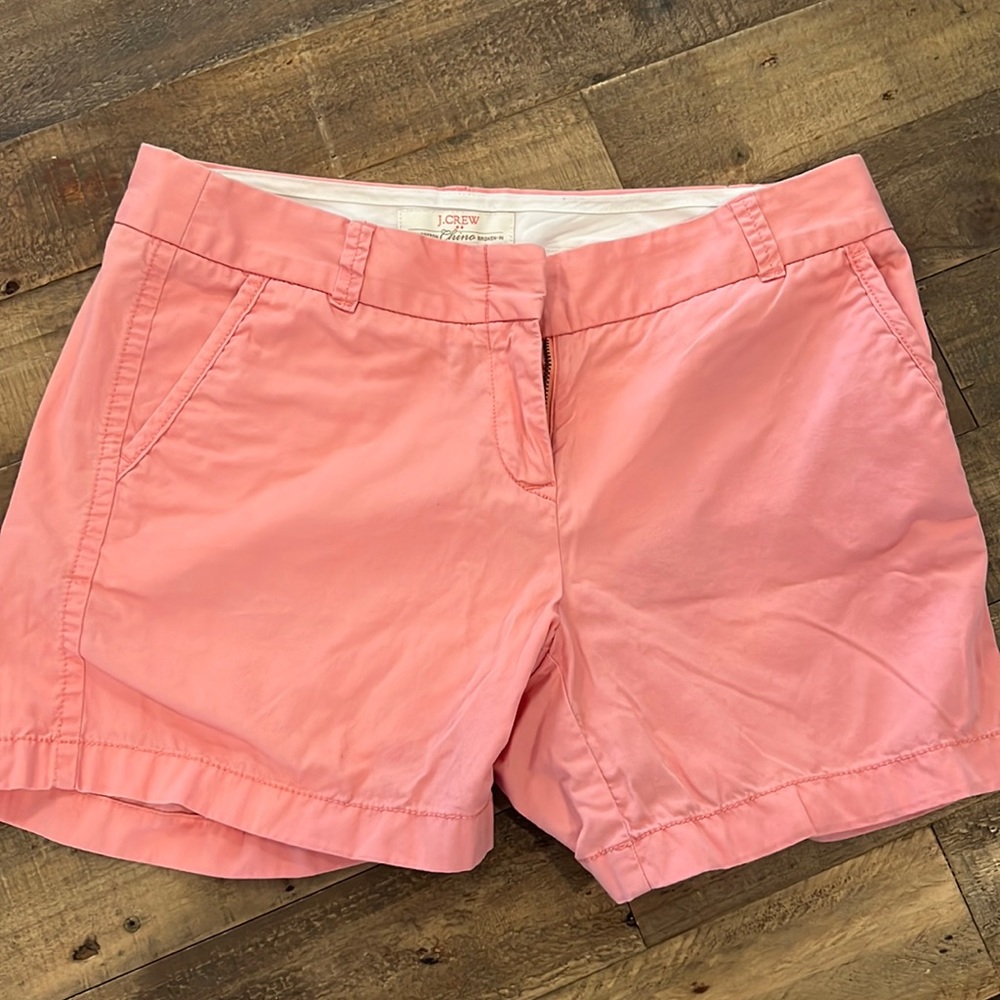 Salmon colored J crew Chinos